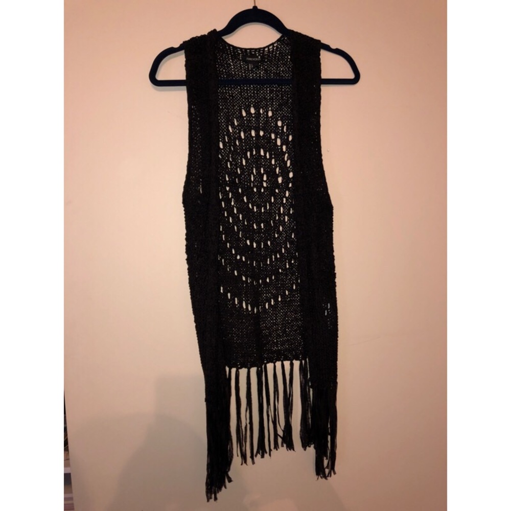 Tank top festival cardigan